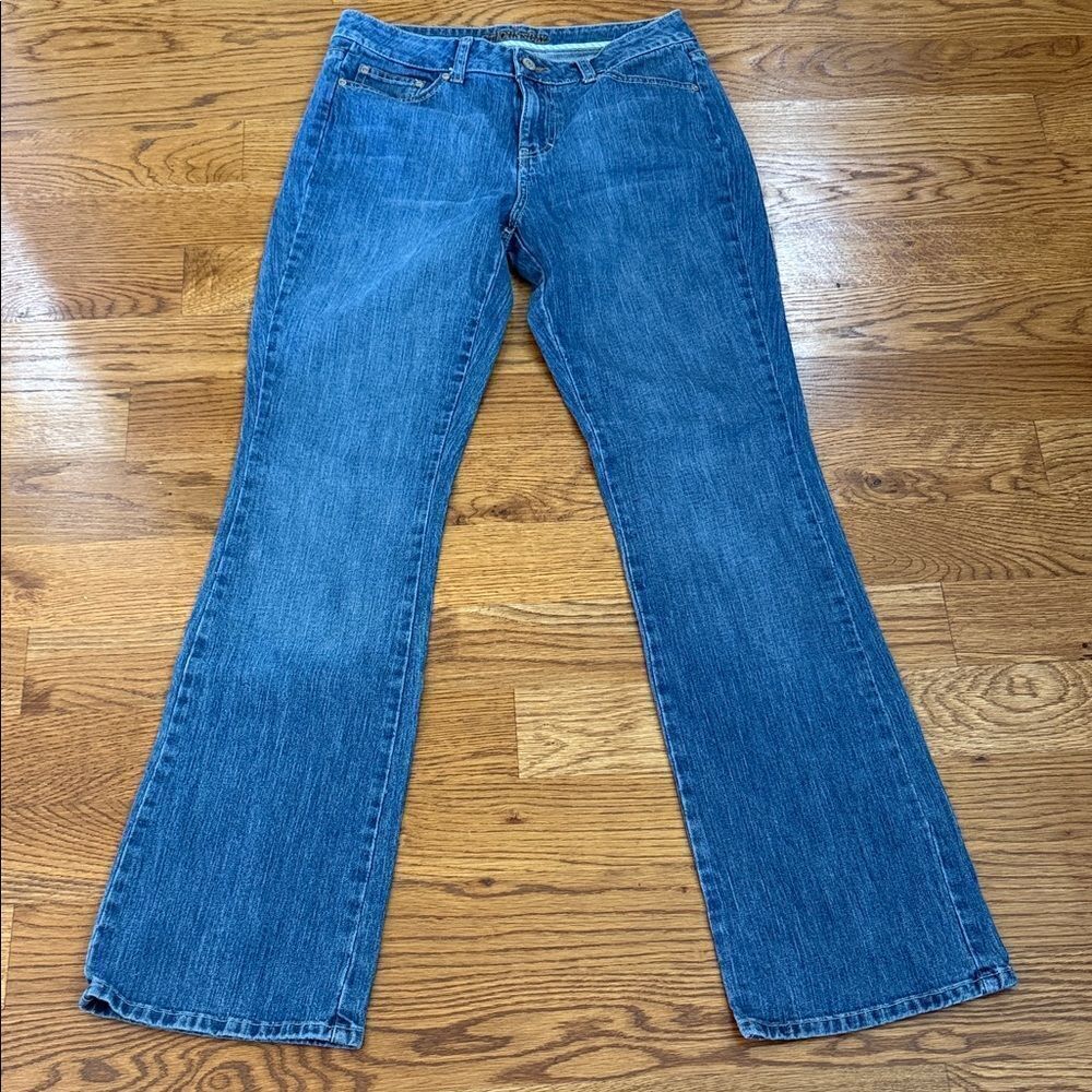 St. John’s Bay Women’s Jeans – Bootcut, Stretch Denim, Medium Wash, Size 8